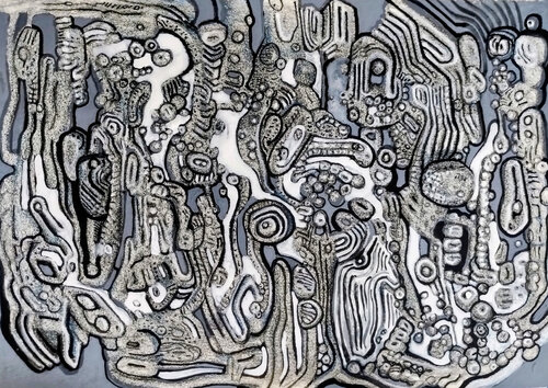 Synaptic Sea by Fernando Jaramillo, Drawing for Sale on Select