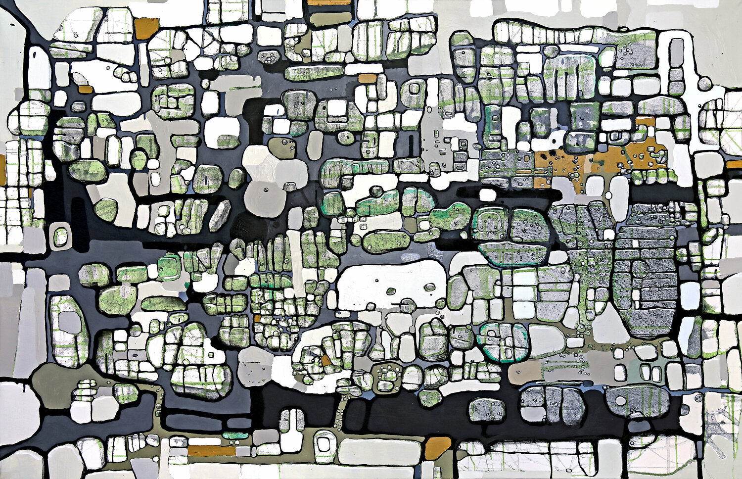 Productive Terrain Fernando Jaramillo Original painting for sale