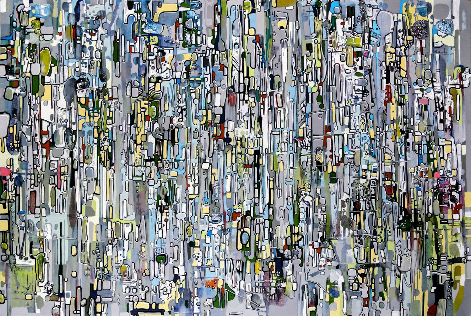 Pulse Fernando Jaramillo Original painting for sale