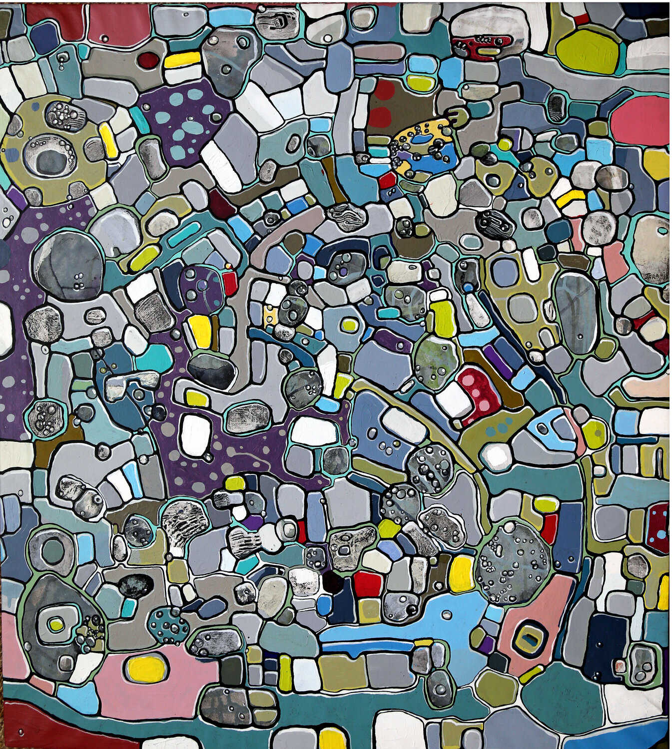 Cristal Beach Fernando Jaramillo Original painting for sale
