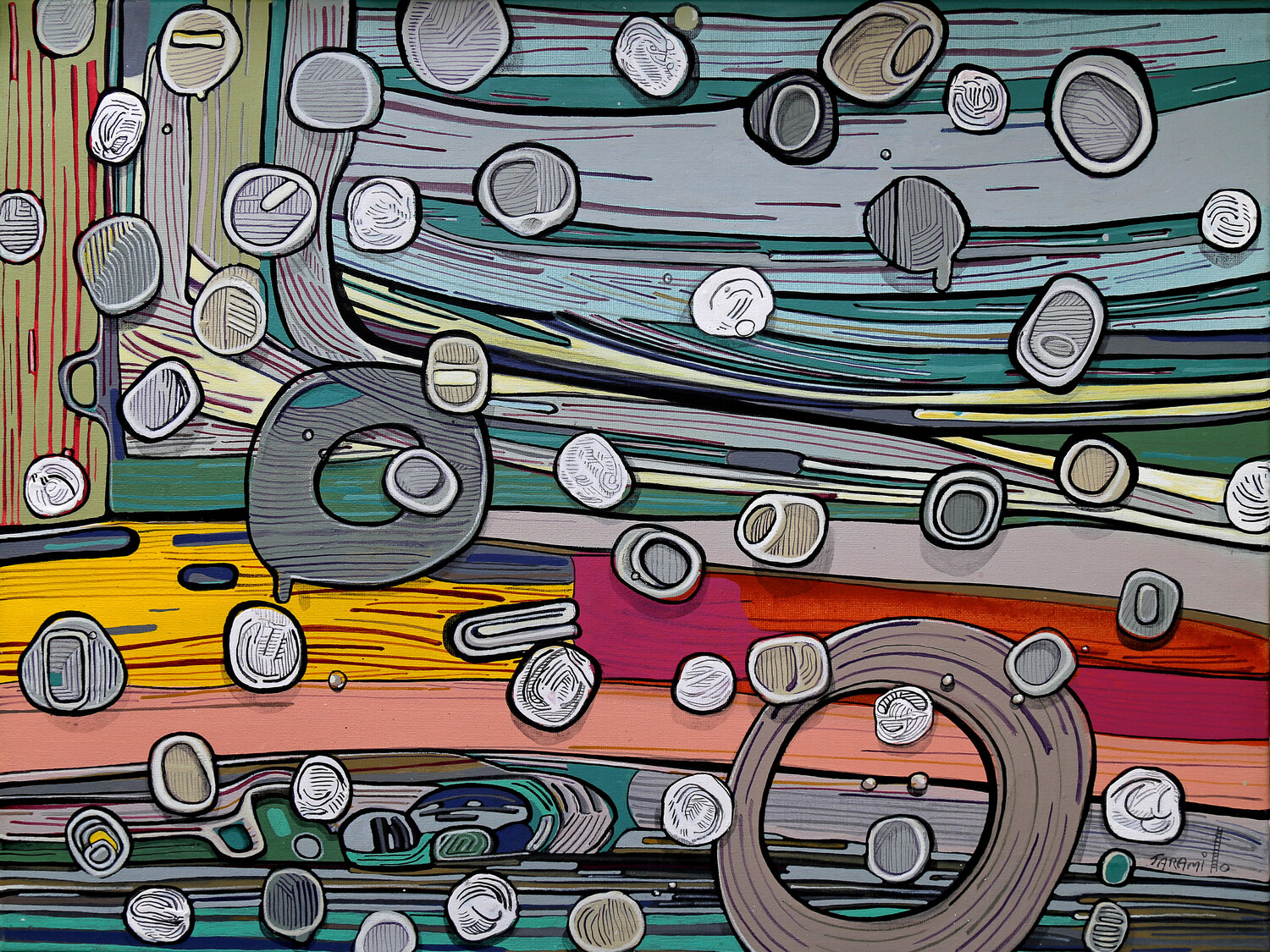 Rhythm of Life Fernando Jaramillo Original painting for sale