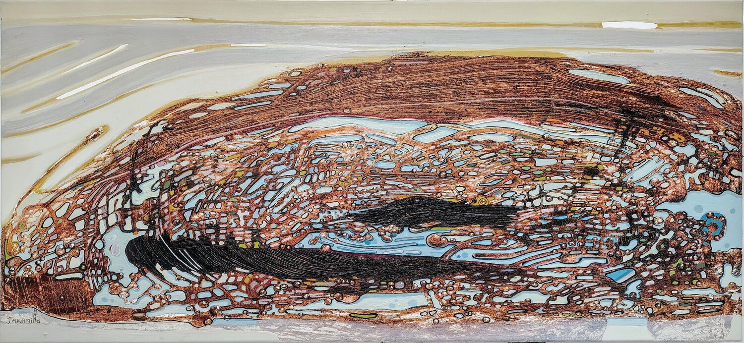 Earth’s Pulse Fernando Jaramillo Original painting for sale