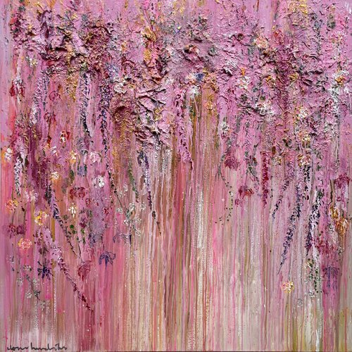 LIFELINES - A DREAM OF FLOWERS by Ilona Hendriks, Painting for Sale on Select