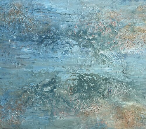 BOUQUET AZZURO by Ilona Hendriks, Painting for Sale on Select