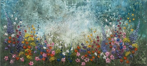 WHERE SPIRITS BLOOM by Ilona Hendriks, Painting for Sale on Select