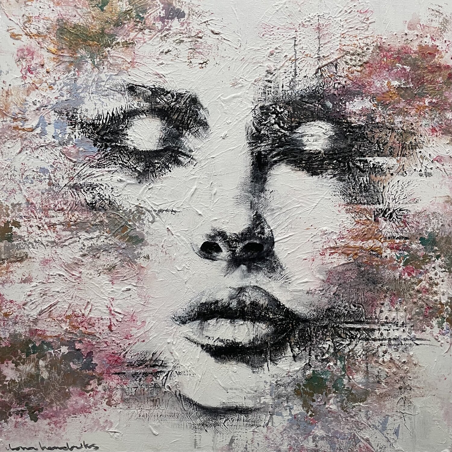 "NEVER STOP DREAMING" Ilona Hendriks Original painting for sale