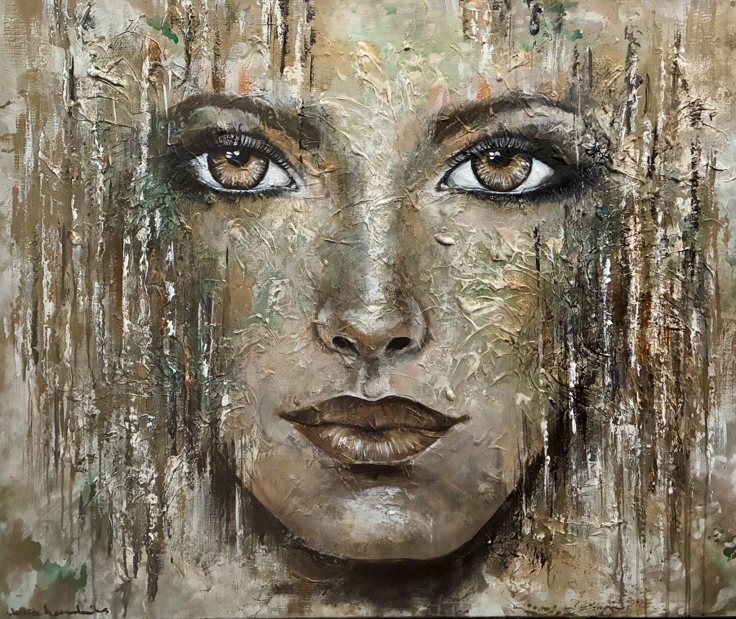 ALL I SEE Ilona Hendriks Original painting for sale