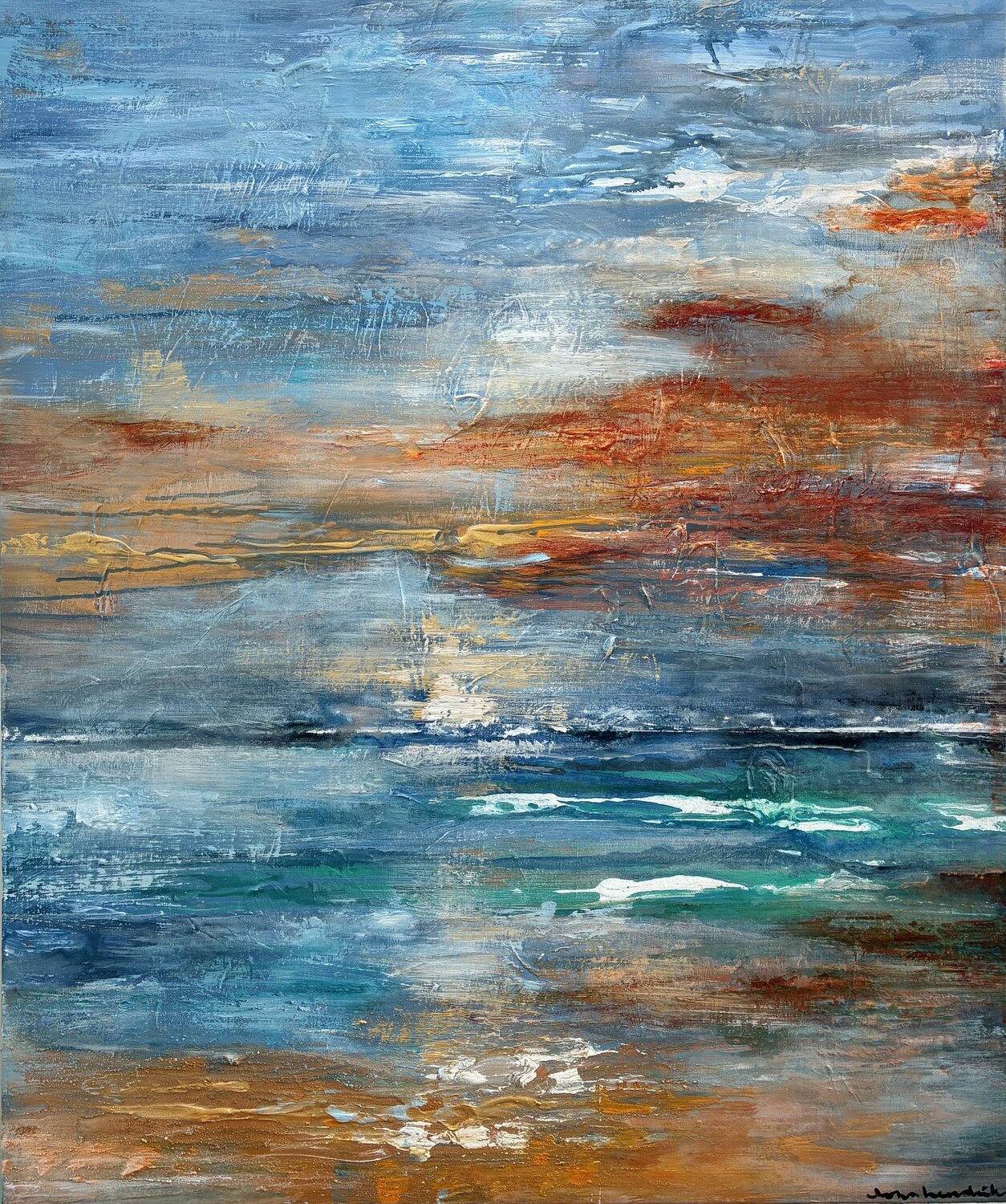 "SAFE PLACE" Ilona Hendriks Original painting for sale
