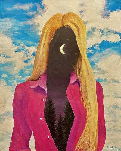 She is the Night by Tom Blood, Painting for Sale on Select