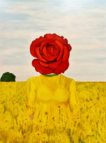 Rose by Tom Blood, Painting for Sale on Select