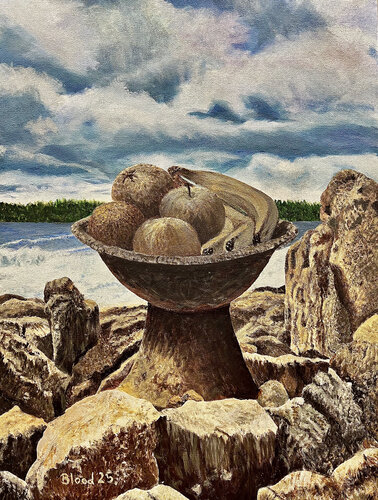 Forbidden Fruit by Tom Blood, Painting for Sale on Select