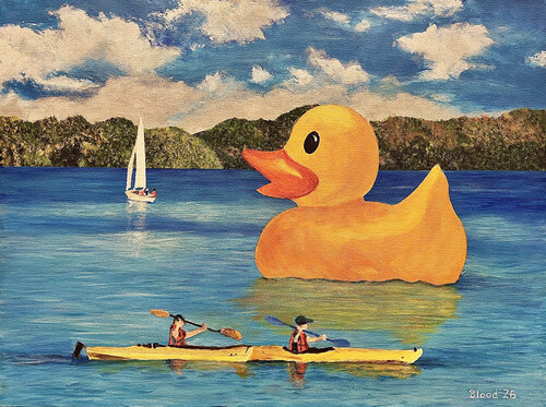 Lake Life by Tom Blood, Painting for Sale on Select