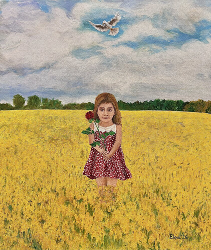 Rose's Promise by Tom Blood, Painting for Sale on Select
