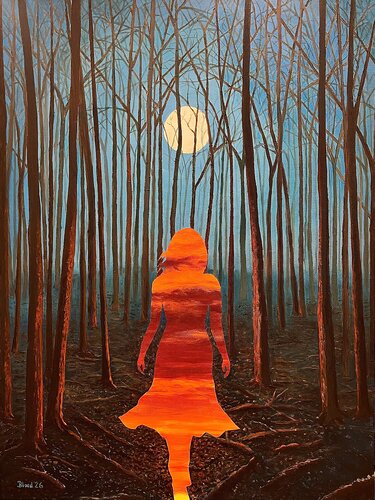 She Is The Light by Tom Blood, Painting for Sale on Select