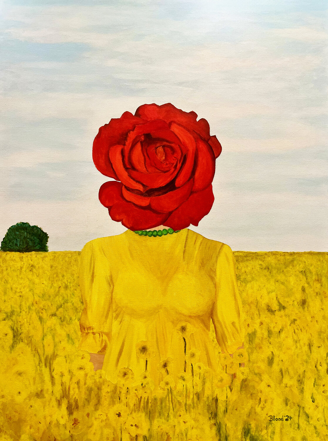 Rose Tom Blood Original painting for sale