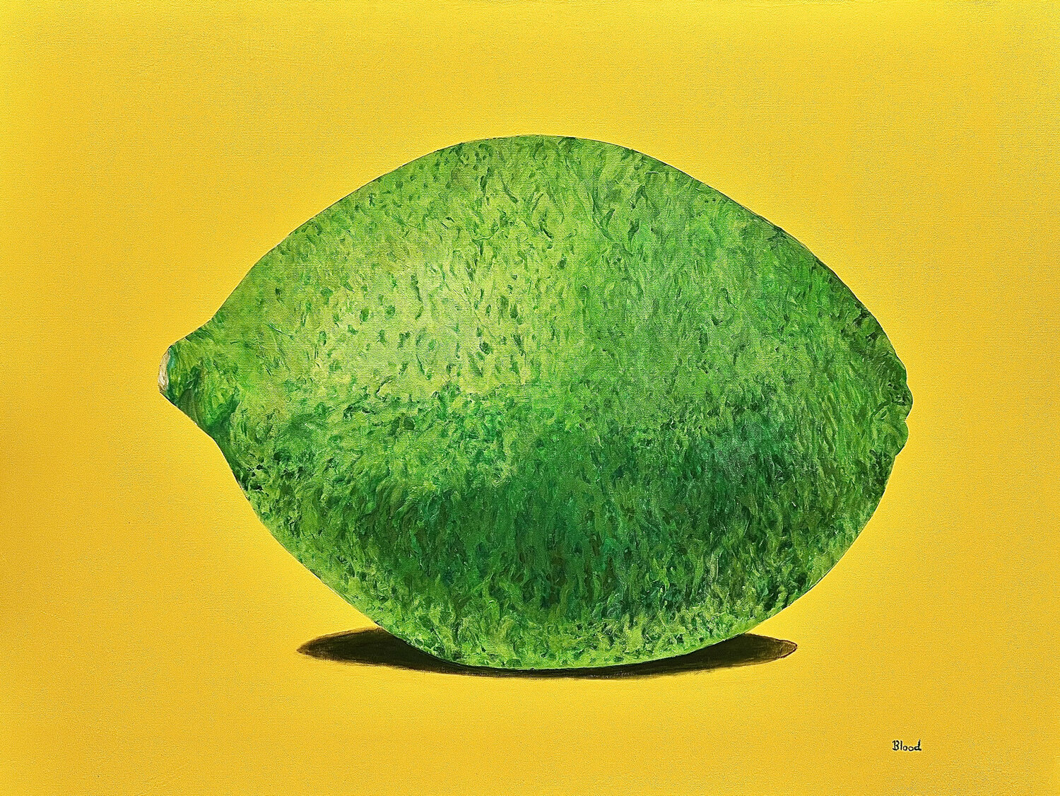 This is not a lime Tom Blood Original painting for sale