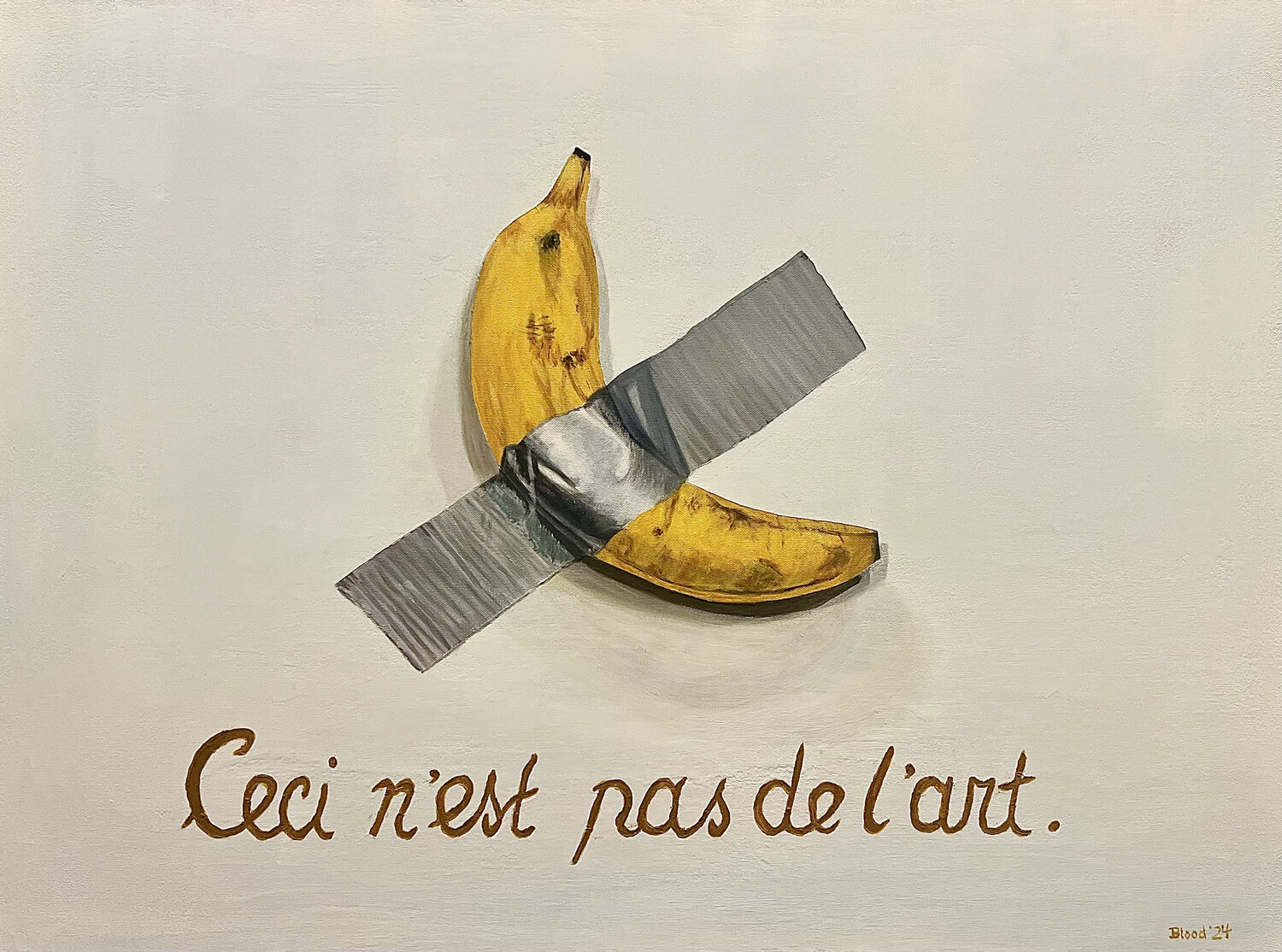 Yes it is. Tom Blood Original painting for sale