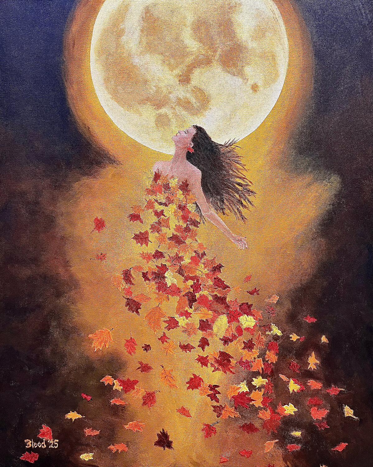 Rise and Fall Tom Blood Original painting for sale