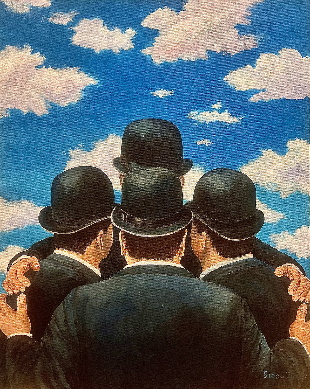 The Plot Thickens Tom Blood Original painting for sale