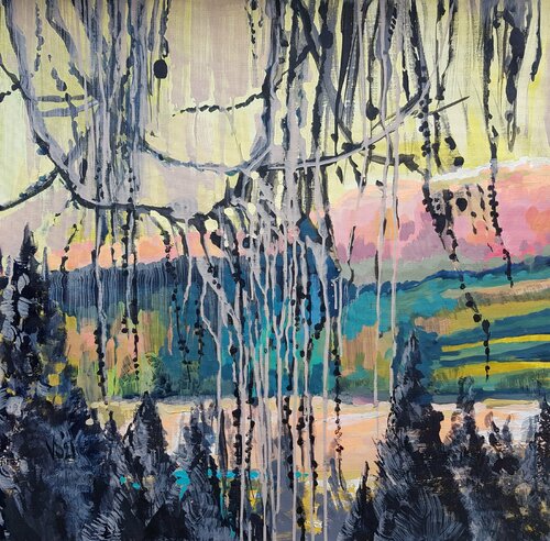 The Larch. Kramerplateauweg by Valentina Samus, Painting for Sale on Select
