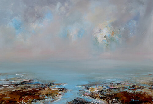 SILENCIO EN SUSPENSIÓN by Ana María González JIMÉNEZ, Painting for Sale on Select