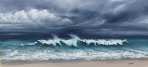 DONDE ROMPE EL SILENCIO by Ana María González JIMÉNEZ, Painting for Sale on Select