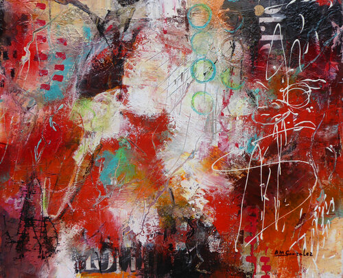 ABSTRACTO 3 by Ana María González JIMÉNEZ, Painting for Sale on Select