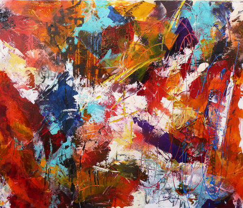 ABSTRACTO 4 by Ana María González JIMÉNEZ, Painting for Sale on Select