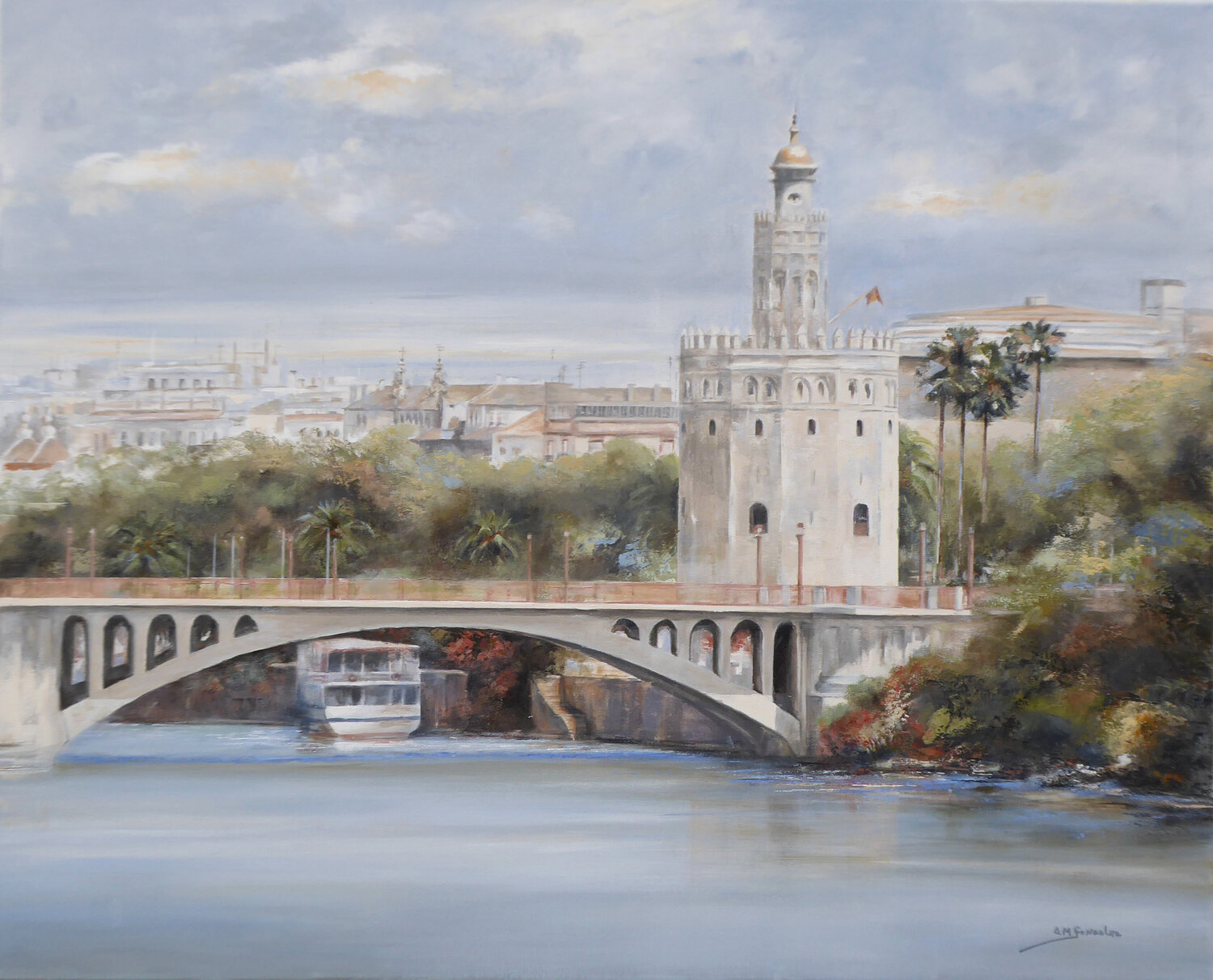 SEVILLA 35 Ana María González JIMÉNEZ Original painting for sale