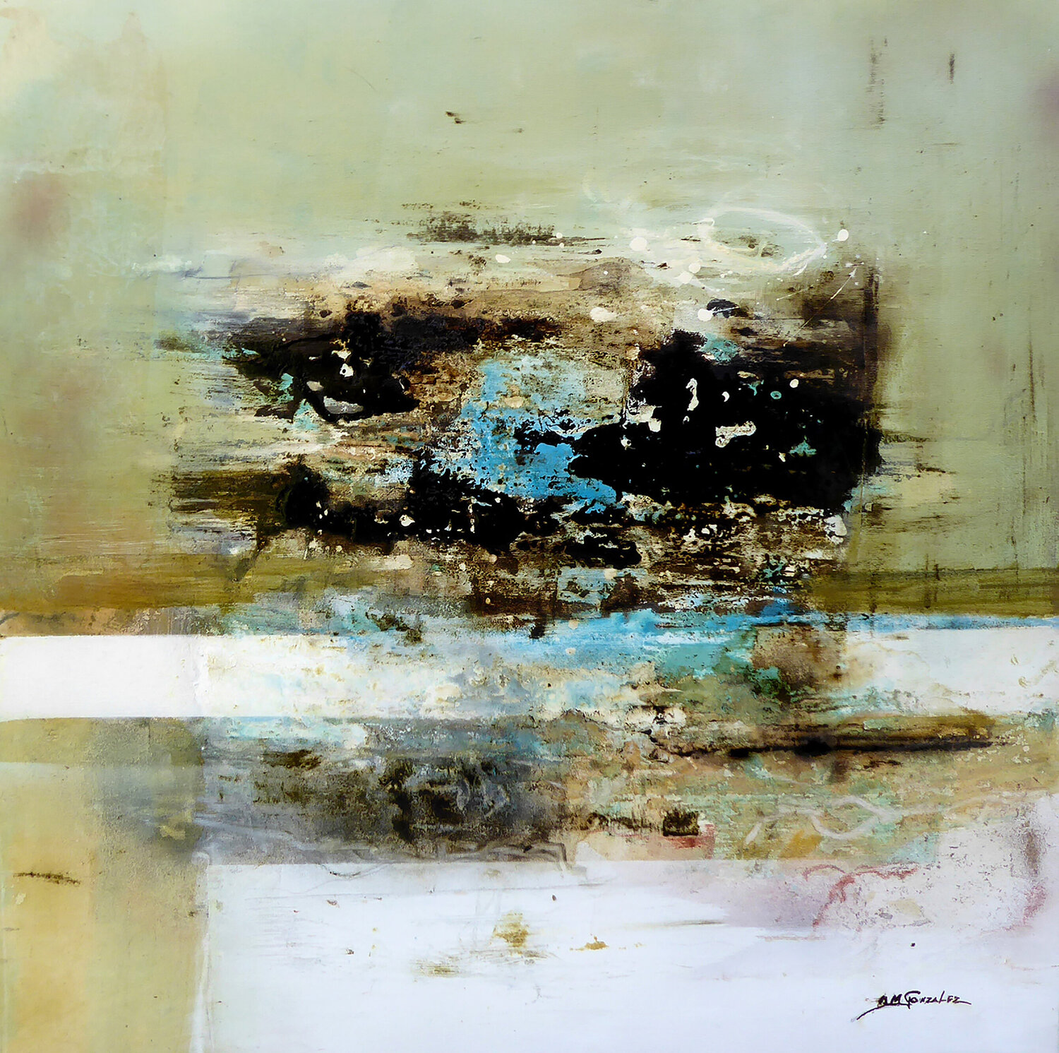 ABSTRACTO 28 Ana María González JIMÉNEZ Original painting for sale
