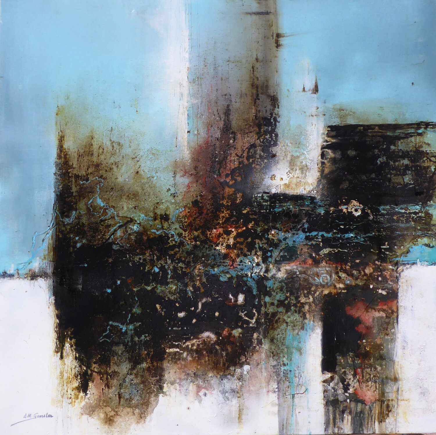 ABSTRACTO 34 Ana María González JIMÉNEZ Original painting for sale