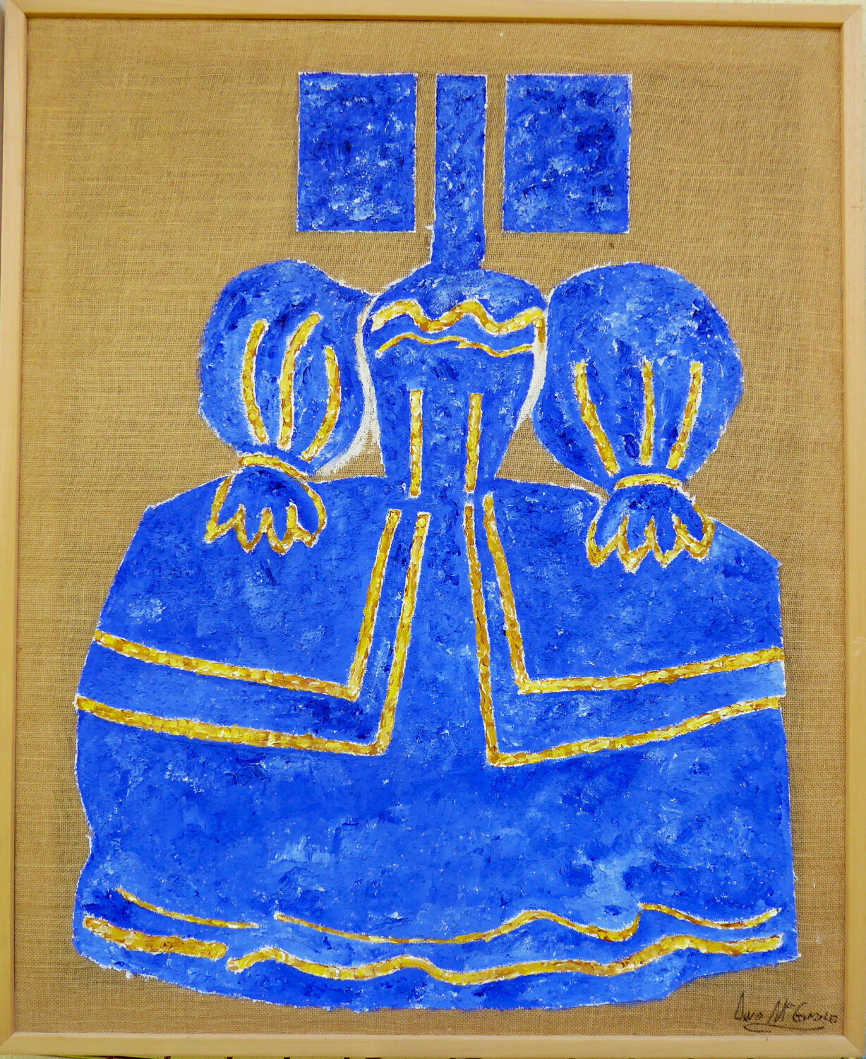 MENINAS 2 Ana María González JIMÉNEZ Original painting for sale