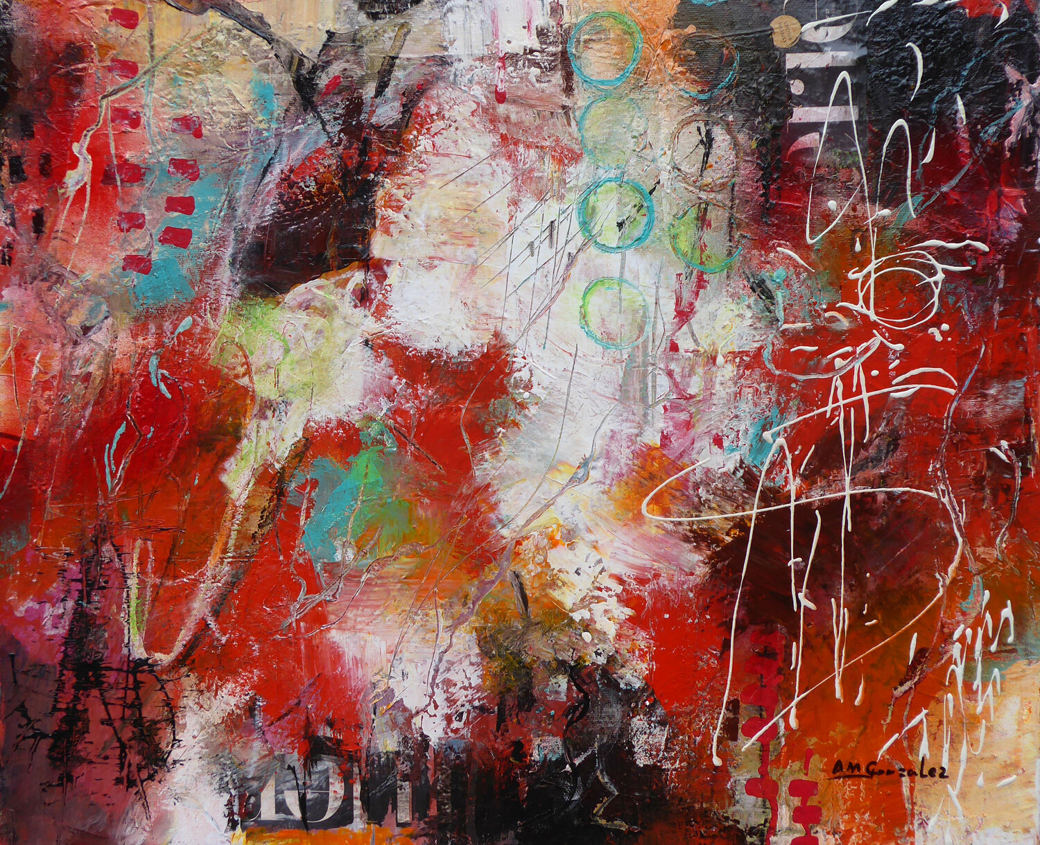 ABSTRACTO 3 Ana María González JIMÉNEZ Original painting for sale