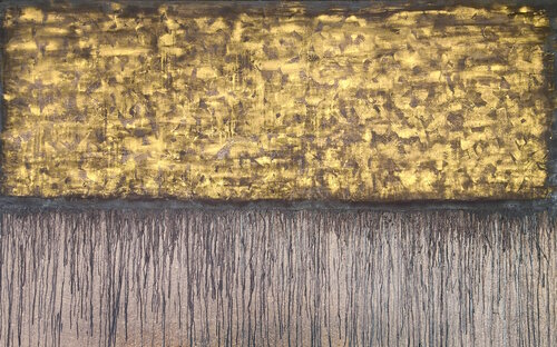 Black Gold No. 10 (On Cork) by Carla Sá Fernandes, Painting for Sale on Select