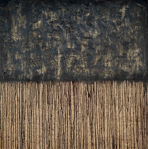 Black Gold No. 7 by Carla Sá Fernandes, Painting for Sale on Select