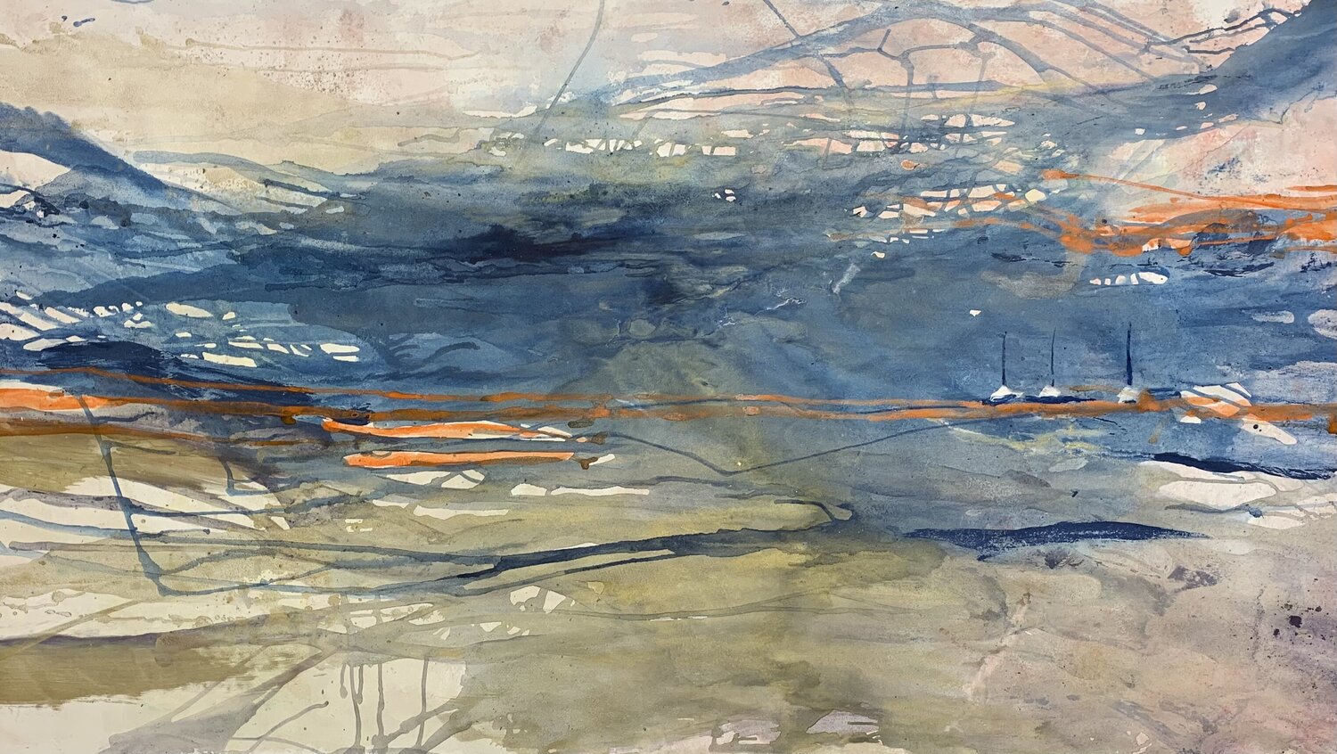 Vele all'orizzonte Barbara Pastorino Original painting for sale