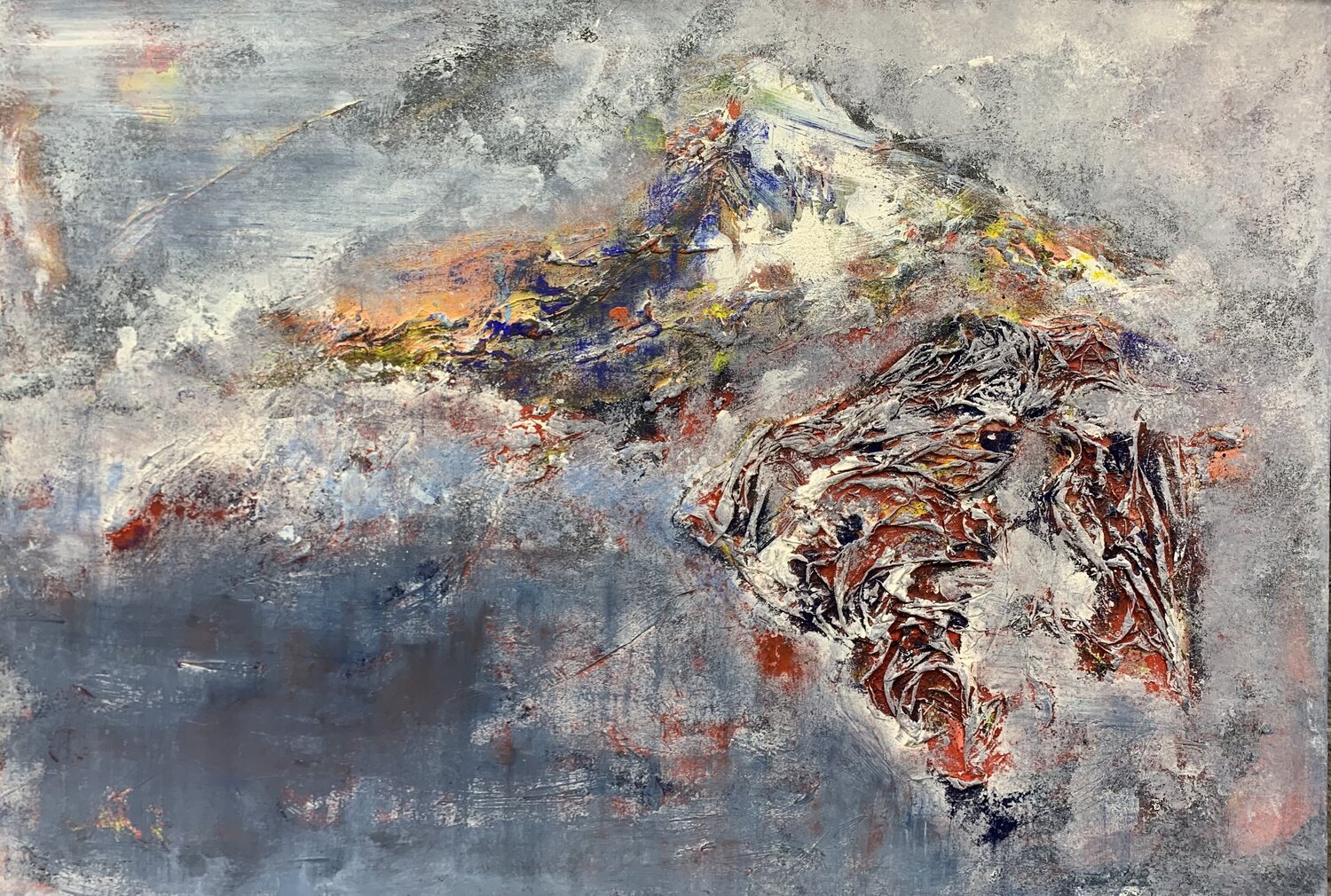 La montagna magica Barbara Pastorino Original painting for sale