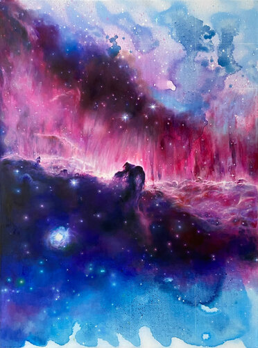 Horsehead Nebula by Anne Wölk, Painting for Sale on Select