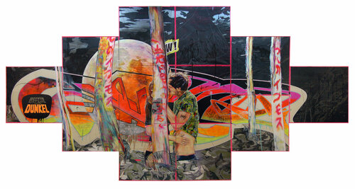 Camouflage by Anne Wölk, Painting for Sale on Select