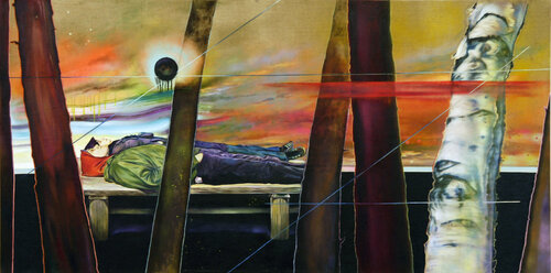 Event Horizon by Anne Wölk, Painting for Sale on Select