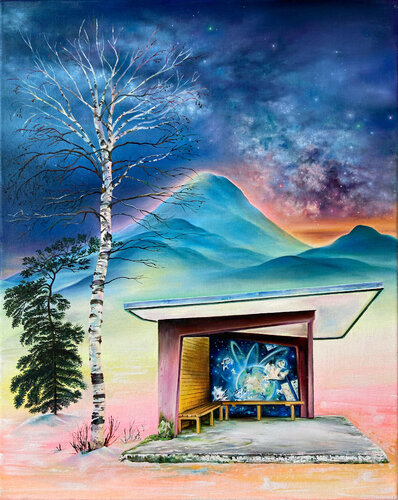 Departures & Arrivals by Anne Wölk, Painting for Sale on Select