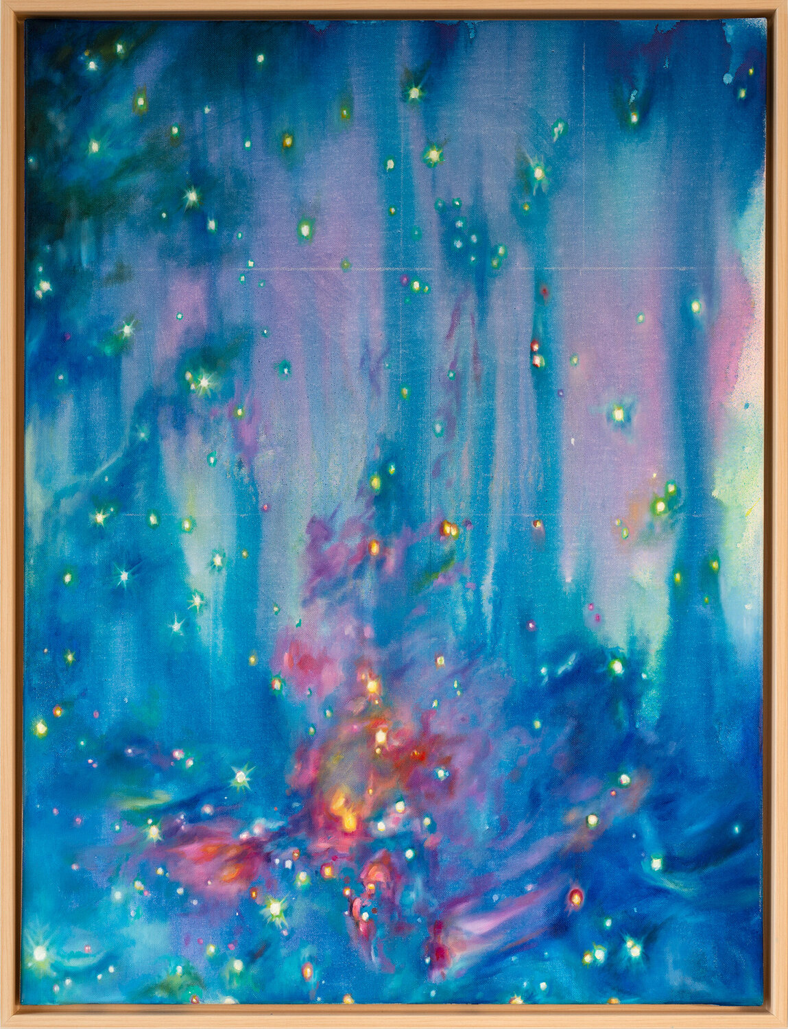 Orion Trapezium Cluster Anne Wölk Original painting for sale