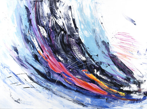 Ciels 11 by Joëlle Kem Lika, Painting for Sale on Select