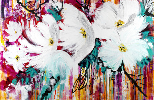 Exotic dream 10 by Joëlle Kem Lika, Painting for Sale on Select