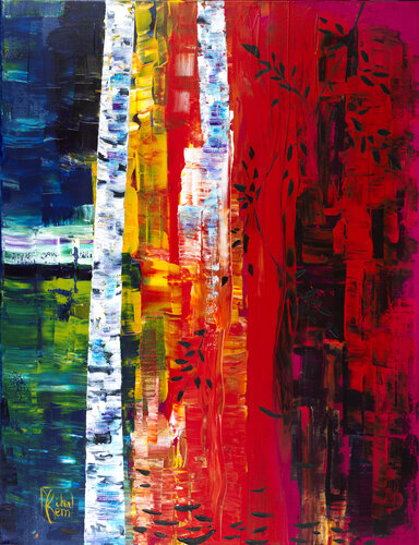Vibrations by Joëlle Kem Lika, Painting for Sale on Select