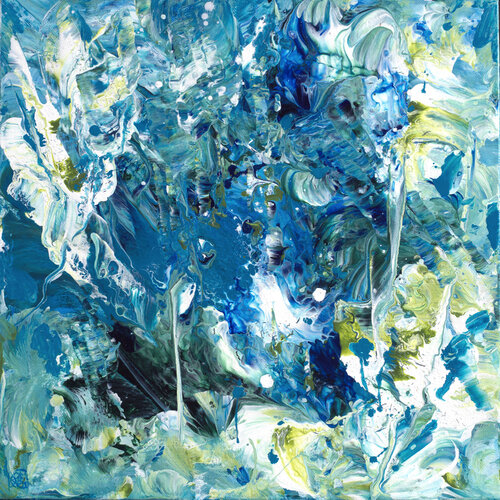 Eclats d'Ecume 140 by Joëlle Kem Lika, Painting for Sale on Select