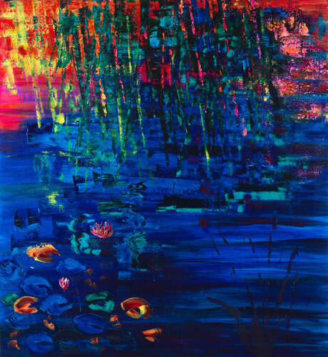 nymphéas 207 by Joëlle Kem Lika, Painting for Sale on Select