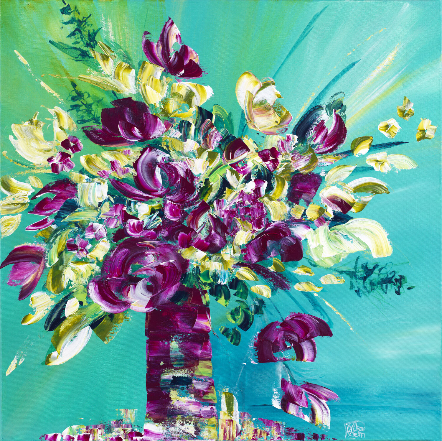 Big Bang 17 Joëlle Kem Lika Original painting for sale