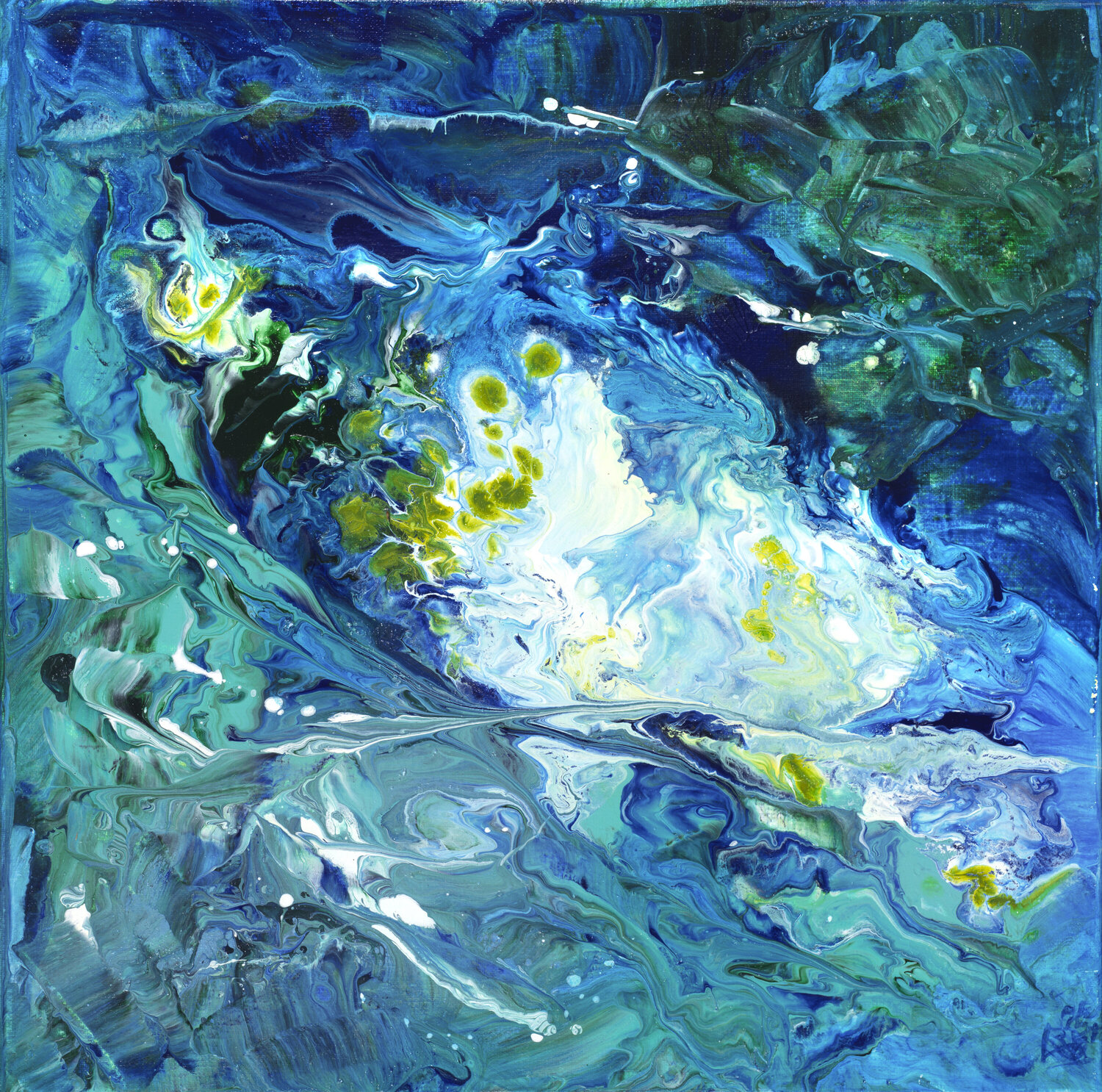 Eclats d'Ecume 134 Joëlle Kem Lika Original painting for sale