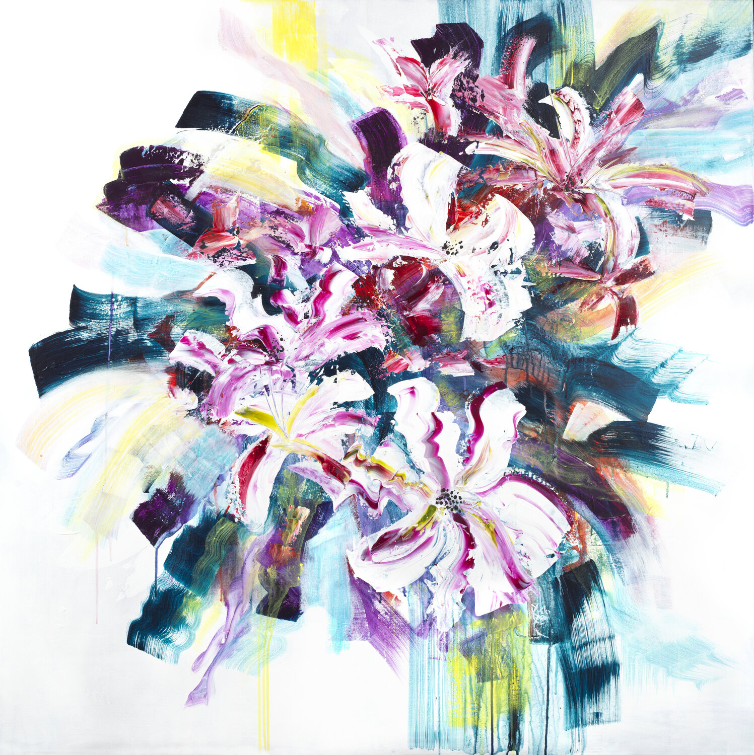 Queens 3 Joëlle Kem Lika Original painting for sale